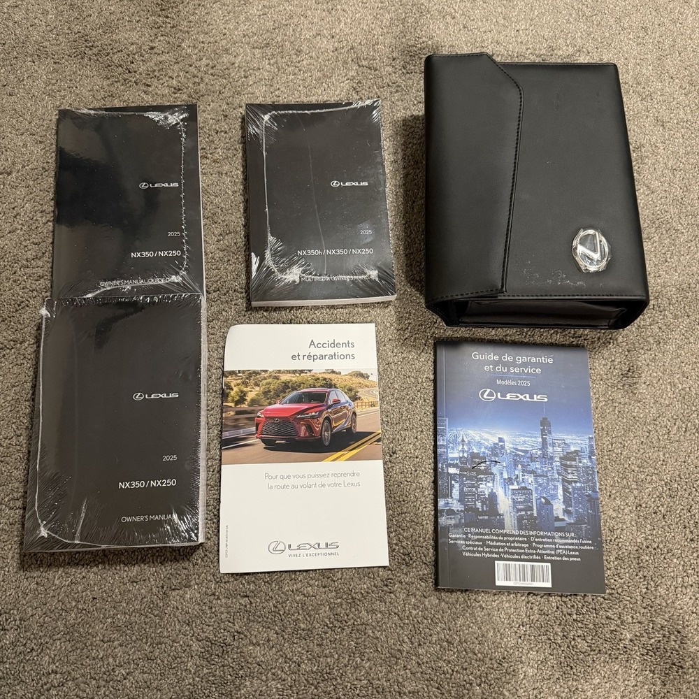2025 Lexus NX 350 NX 250 Owners Manual User Guide